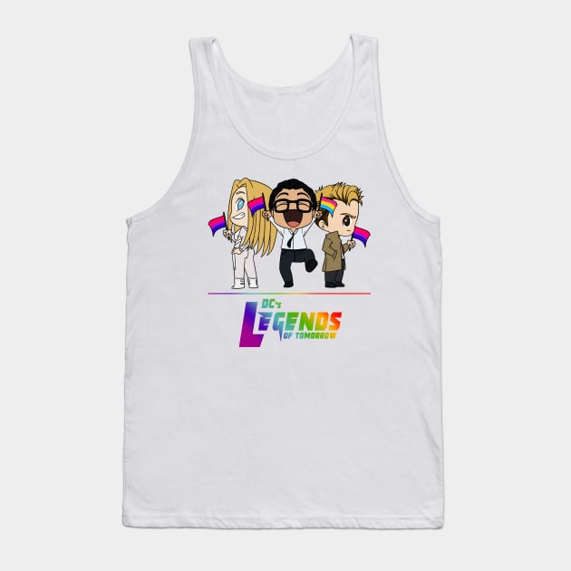 Bisexual+Pan Legends - Pride 2021 v2 Tank Top by RotemChan